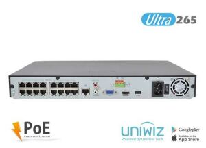 Uniwiz NVR-216S2-P16 16 Kanal 16 Port Poe Nvr Kayıt Cihazı