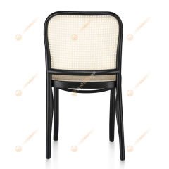 Draf Hazeranlı Thonet Sandalye Siyah