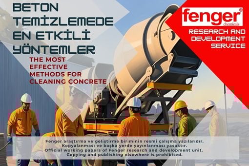 Beton kalıntıları çıkmıyorsa bunları uygulamalıyız