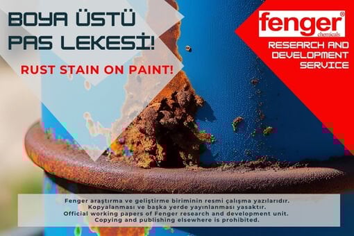 Bir boyanın üstünün paslı görünmesi nedeni nedir ve nasıl temizlenmelidir?