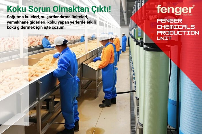 Koku Sorun Olmaktan Çıktı! Soğutma kuleleri, su şartlandırma üniteleri,yemekhane giderleri, koku yapan yerlerde etkili koku gidermek için işte çözüm.