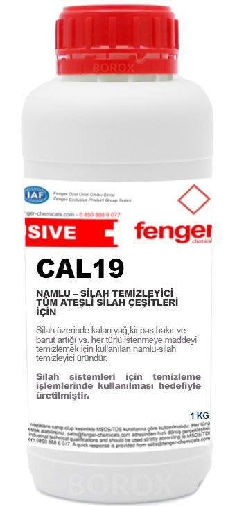 CAL19 NAMLU – SİLAH TEMİZLEYİCİ