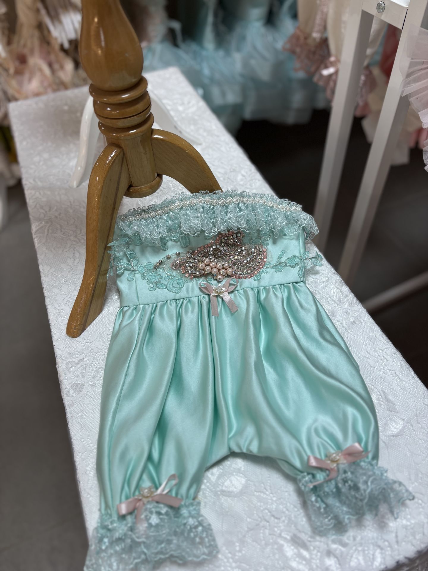 Mint Blue Jumpsuit