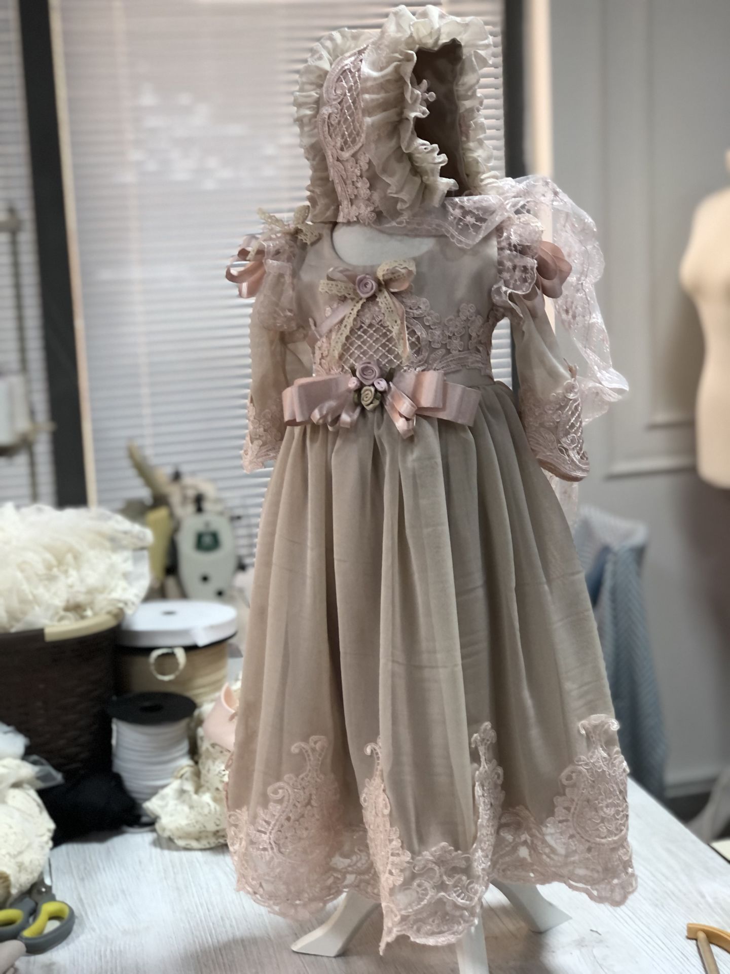 Vintage Dress And Bonnet