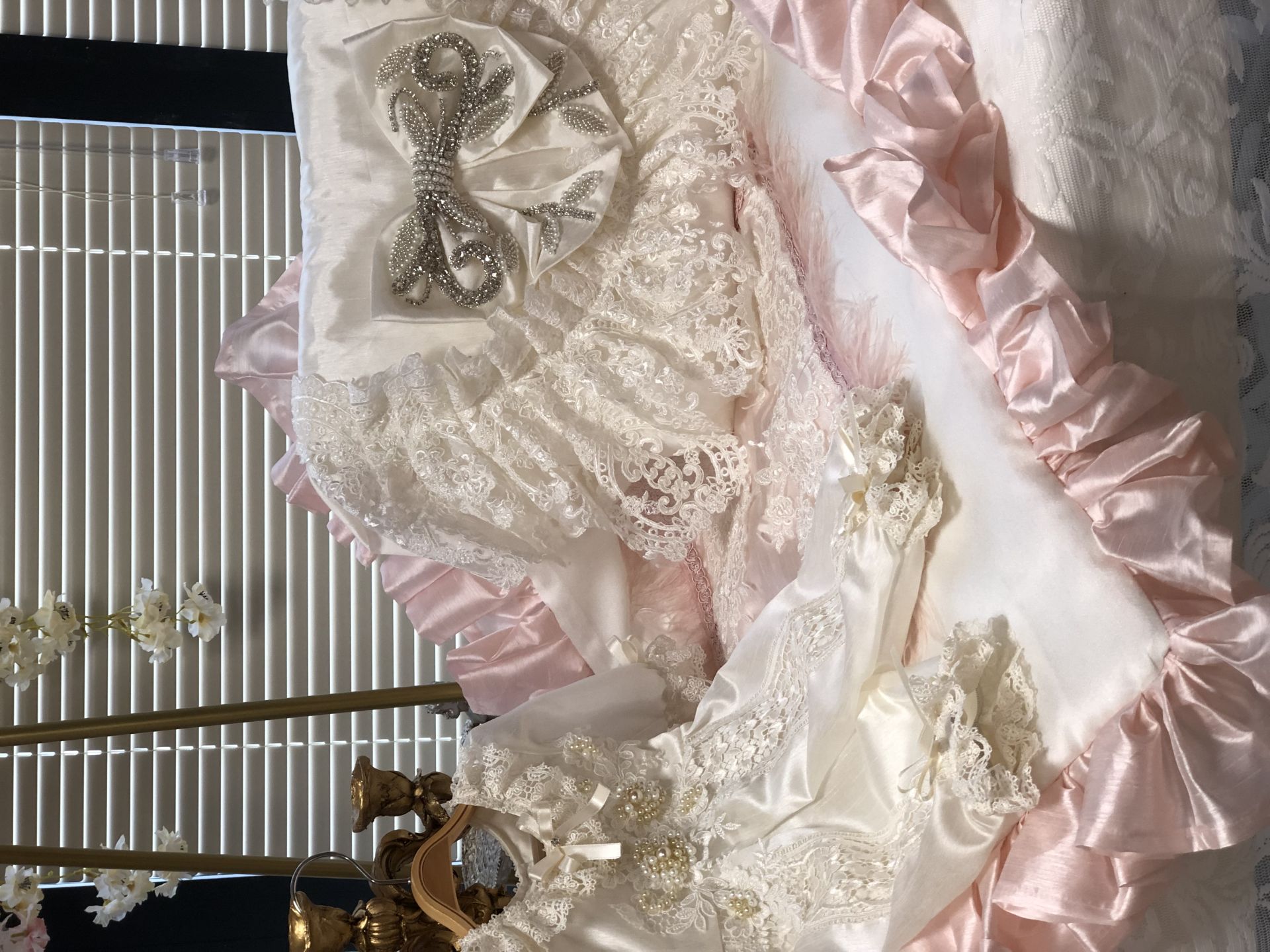 Cream Blankent Jumpsuit Bonnet And DiaperBag
