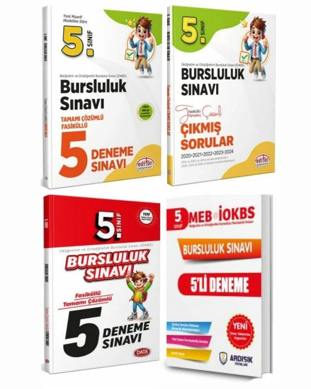 Data Yayınları 2025 5. Sınıf Bursluluk 5+5+5 Deneme ile Son 5 Yıl Çıkmış Sorular Data + Ardışık