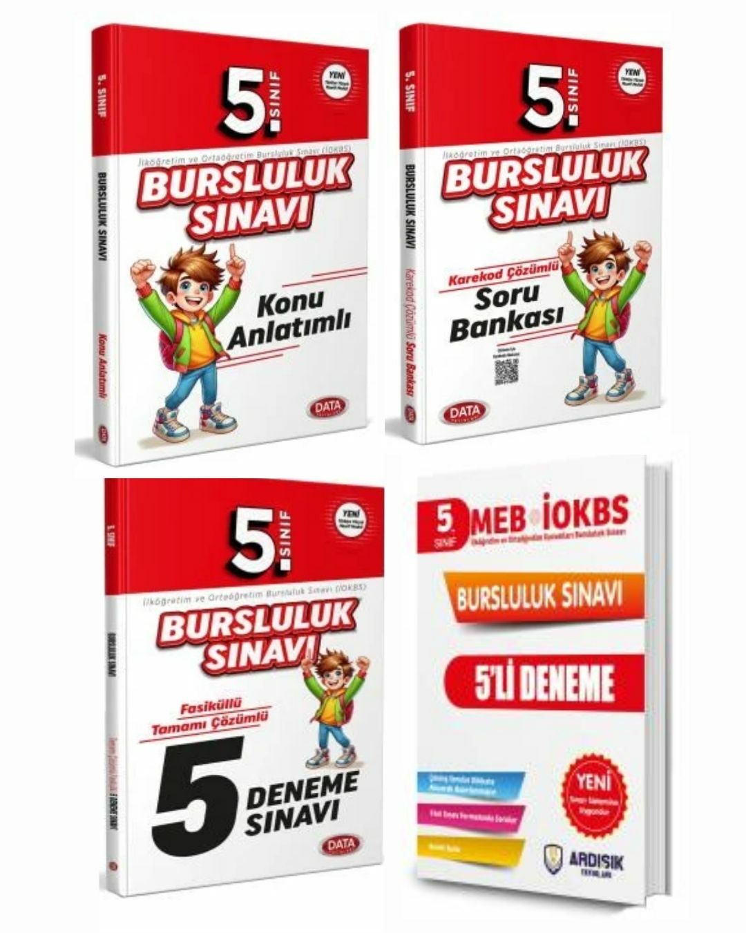 Data 2025 5. Sınıf Bursluluk Konu Anlatım + Soru Bankası + 10 Deneme Data + Ardışık