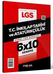 Marka 2024 LGS Genel Tüm Konular T.C. İnkılap Tarihi ve Atatürkçülük 6 Deneme Marka Yayınları