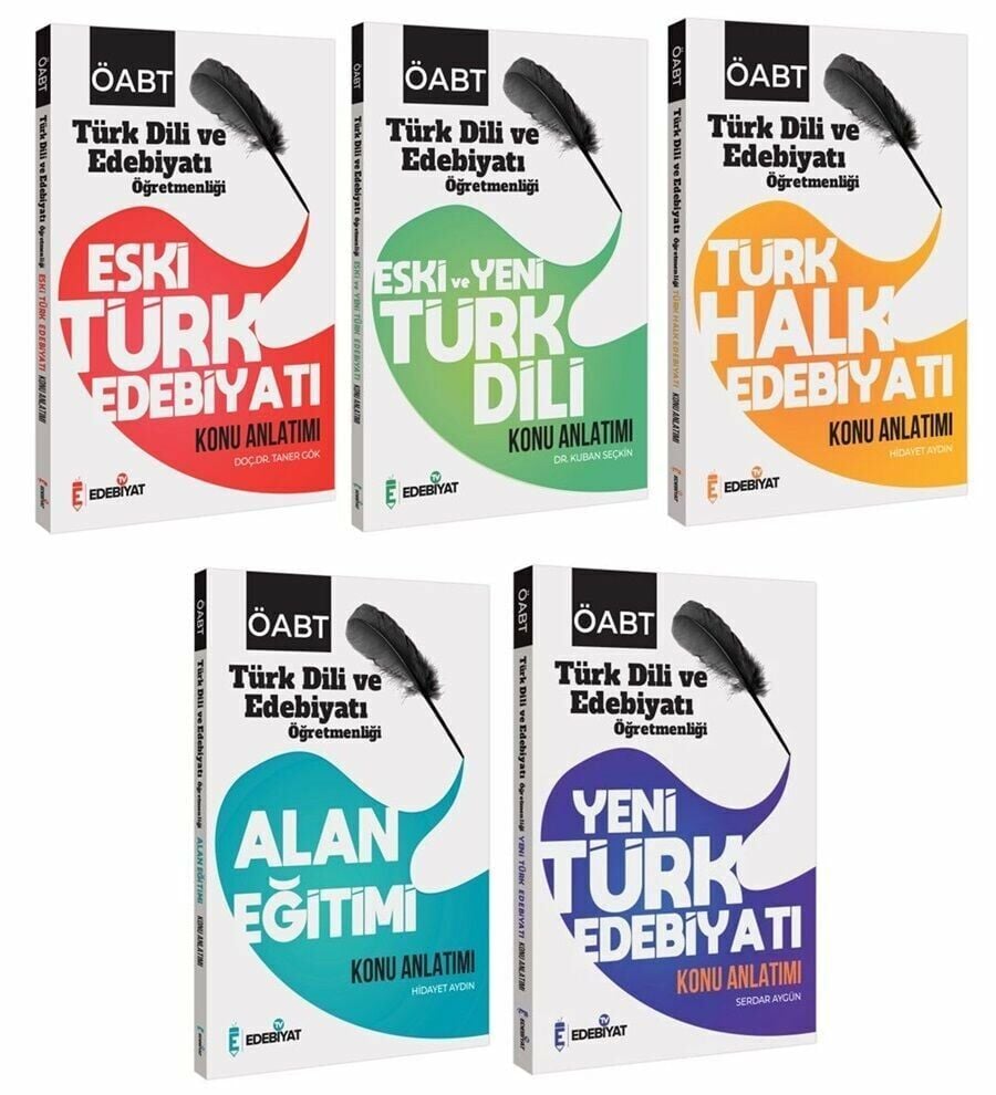 Edebiyat TV ÖABT Türk Dili ve Edebiyatı Konu Anlatımlı 5 li Set