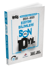 Dizgi Kitap KPSS Eğitim Bilimleri Son 10 Yıl Çıkmış Sorular Video Çözümlü Dizgi Kitap Yayınları