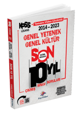 Dizgi Kitap KPSS Genel Yetenek Genel Kültür Son 10 Yıl Çıkmış Sorular Video Çözümlü Dizgi Kitap Yayınları