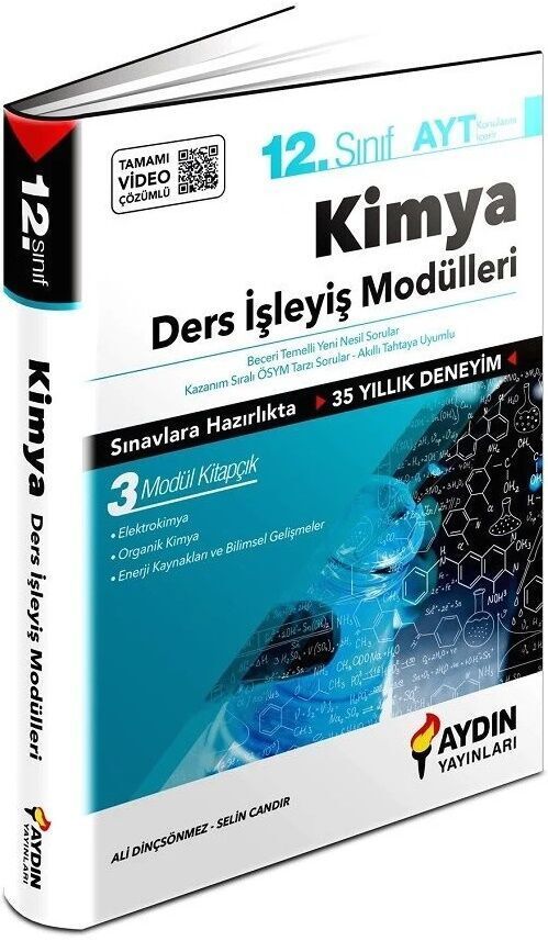 Aydın Yayınları AYT 12. Sınıf Kimya Ders İşleyiş Modülleri