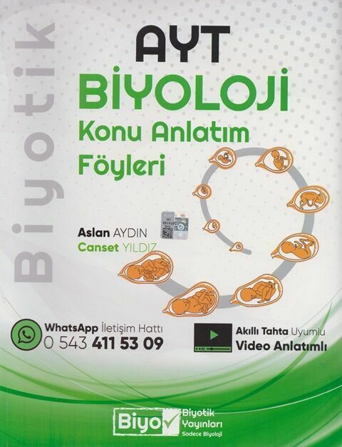 Biyotik Yayınları AYT Biyoloji Konu Anlatım Föyleri