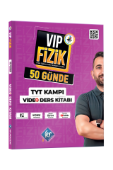 2024 Vip Fizik 50 Günde TYT Kampı Video Ders Kitabı KR AKADEMİ