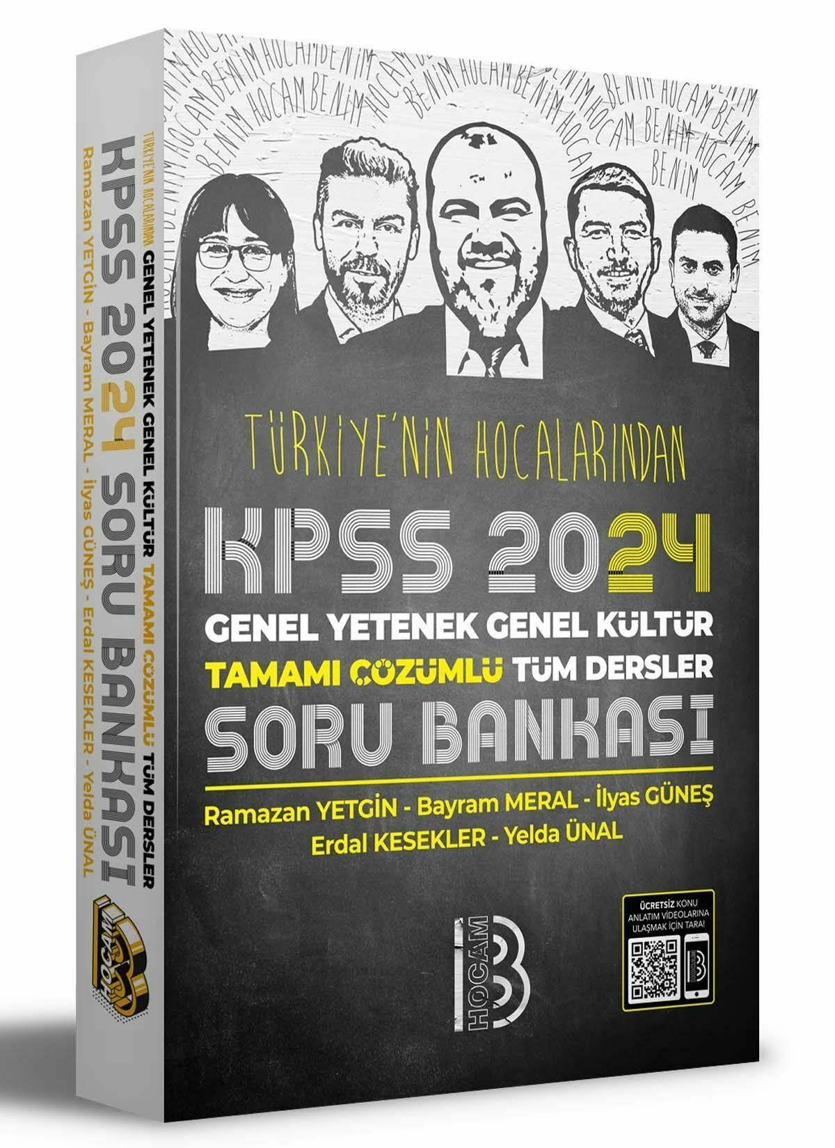 Benim Hocam 2024 KPSS Türkiye'nin Hocalarından Tüm Dersler Tamamı Çözümlü Soru Bankası Benim Hocam
