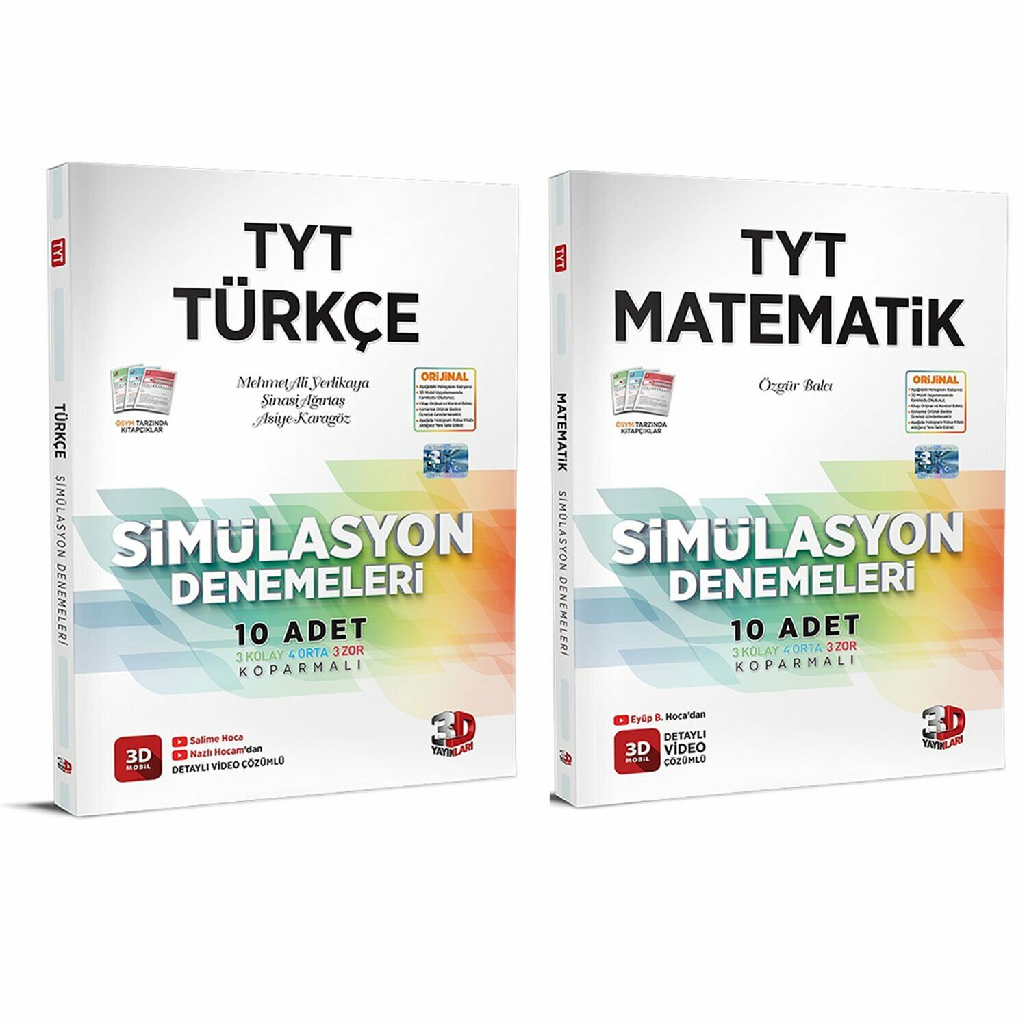 3D Yayınları TYT Türkçe ve Matematik Deneme Seti