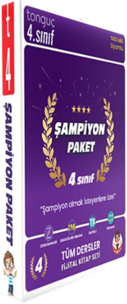 Tonguç 4. Sınıf Tüm Dersler Şampiyon Paketi Tonguç Akademi
