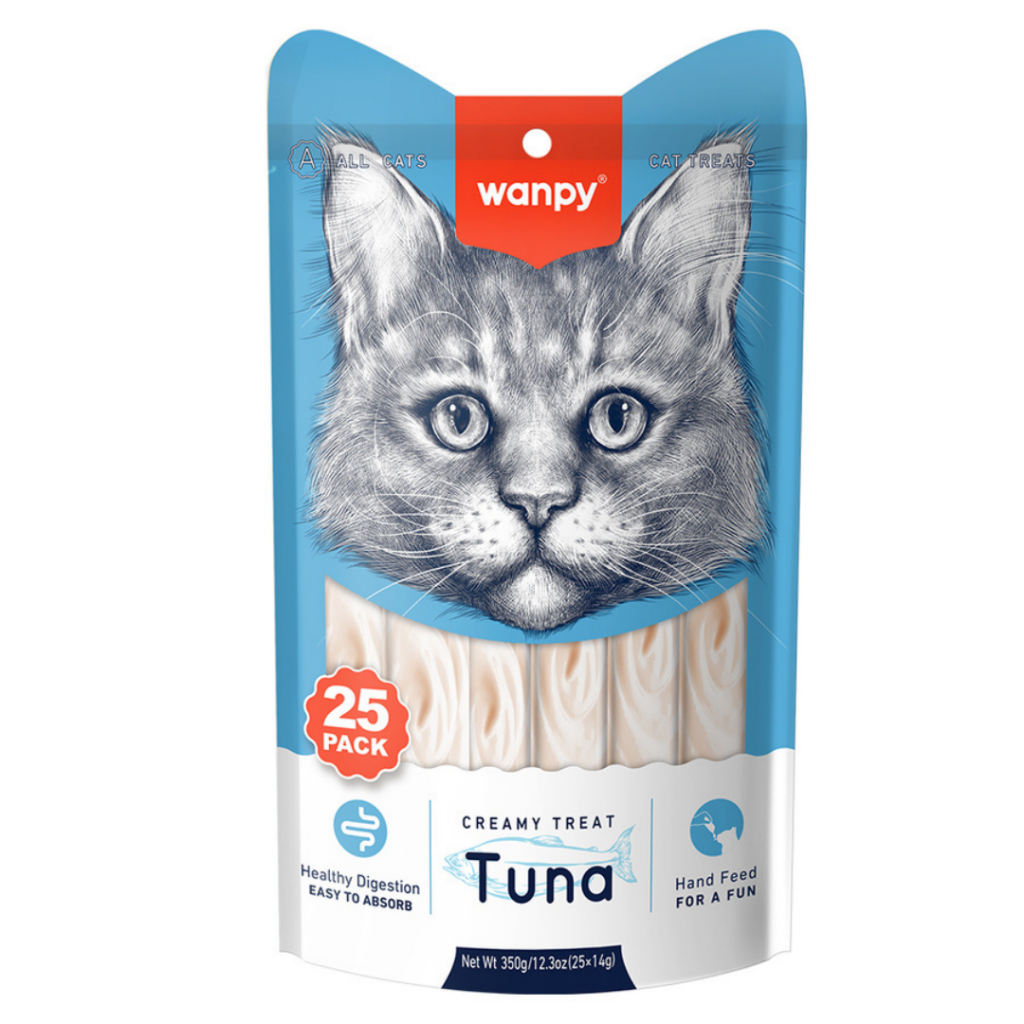 Wanpy Ton Balıklı Sıvı Kedi Ödülü 25 x 14 Gr