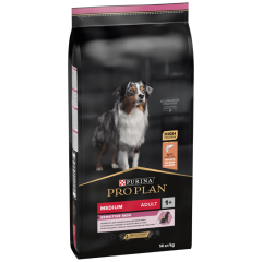 ﻿Pro Plan Sensitive Skin Somonlu Medium Adult Orta Irk Yetişkin Köpek Maması 14 Kg