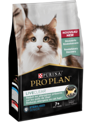 ﻿Pro Plan Liveclear Sterilised Senior 7 Yaş ÜstüHindi Etli Kısırlaştırılmış Yaşlı Kedi Maması 1.4 Kg