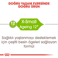 ﻿Royal Canin X-Small Ageing +12 Yaşlı Köpek Maması 1.5 Kg