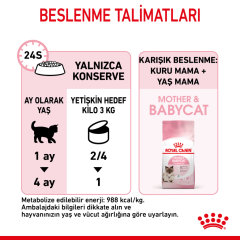Royal Canin Mother & Babycat Yavru Kedi Konserve Maması 195 Gr