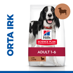 Hill's SCIENCE PLAN Kuzulu ve Pirinçli Orta Irk Yetişkin Köpek Maması 2.5 Kg