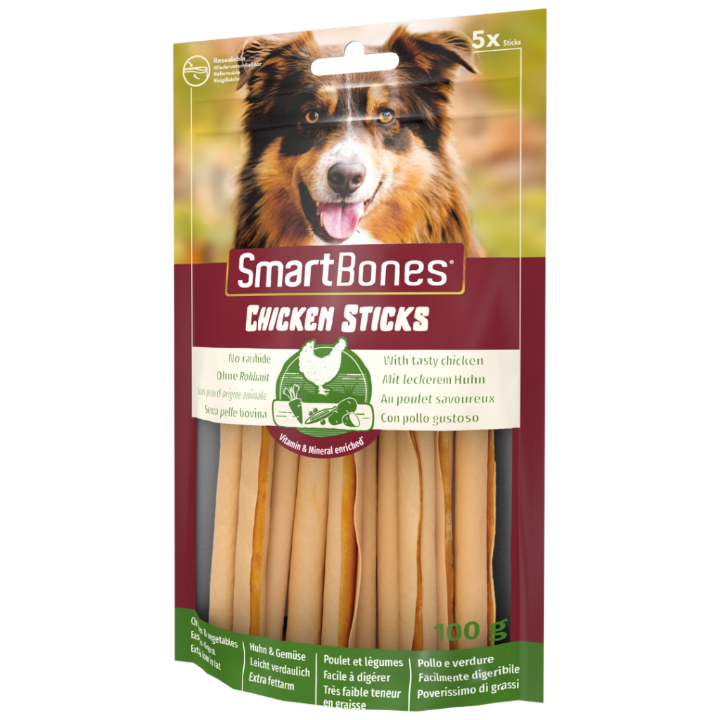 SmartBones Tavuklu Sticks Köpek Ödül Çubukları 5 Li 100 G