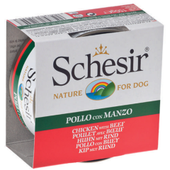 Schesir Dog Jelly Tavuk Ve Sığır Etli Fileto Köpek Konservesi 150 Gr