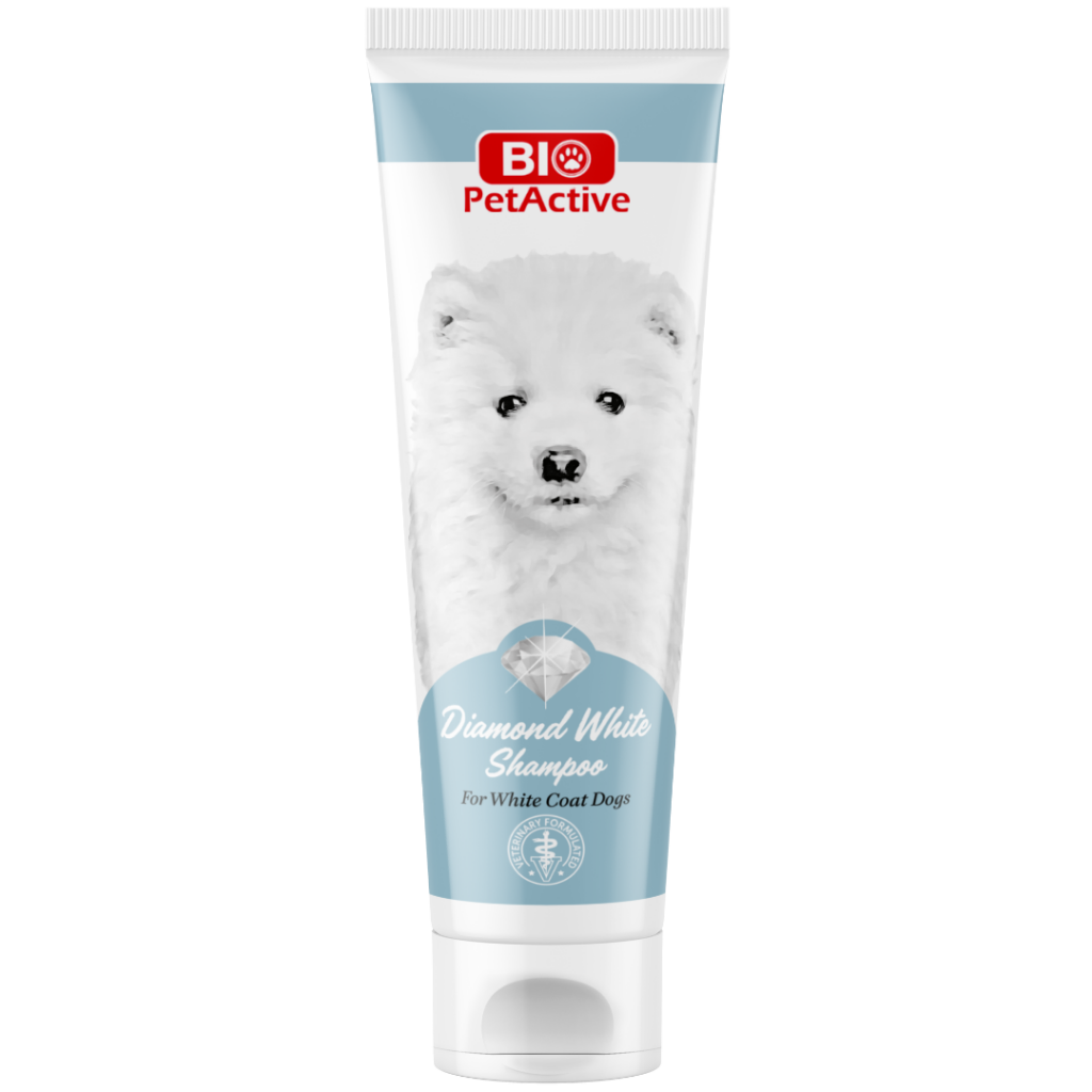 Bio PetActive Diamond White Shampoo Beyaz Tüylü Köpekler İçin Şampuan 250 Ml