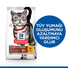 ﻿Hill's SCIENCE PLAN Tüy Yumağı Tavuklu Yetişkin Kedi Maması 1.5 Kg