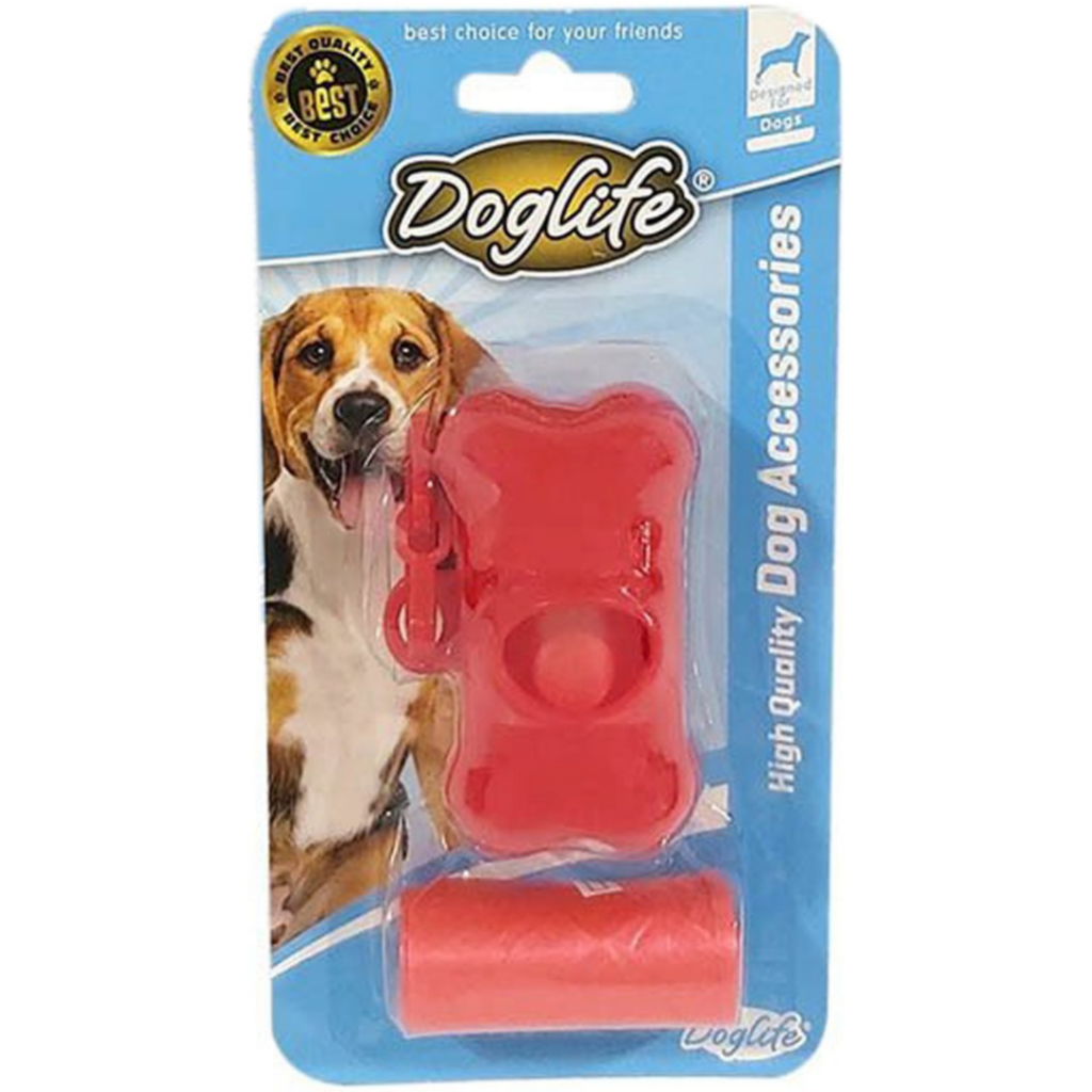 DogLife Köpek Dışkı Poşet Aparatı ve Poşeti +1 Yedekli
