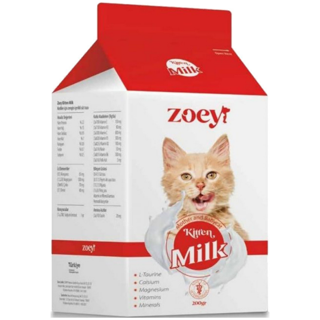 Zoey Kitten Milk Yavru Kedi Süt Tozu 200 Gr