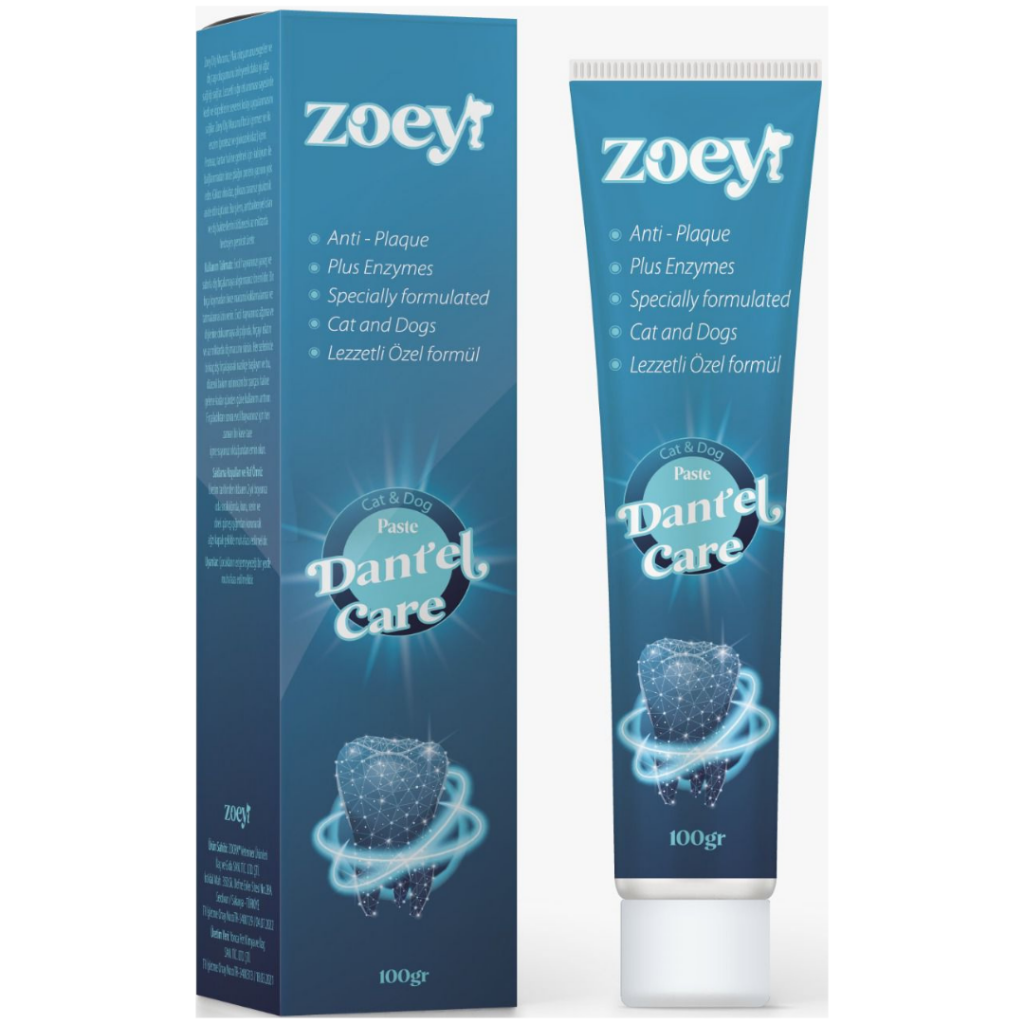 Zoey Dental Care Kedi Ve Köpekler İçin Diş Macunu 100 Gr