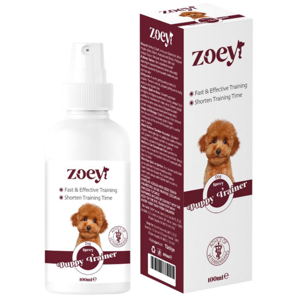 Zoey Puppy Trainer Yavru Köpek Çiş Eğitim Spreyi 100 ML
