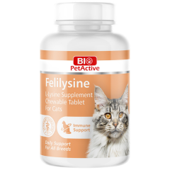 Bio PetActive Felilysine Bağışıklık Sistemi Destekleyici Tablet 45 Gr (90 Tablet)