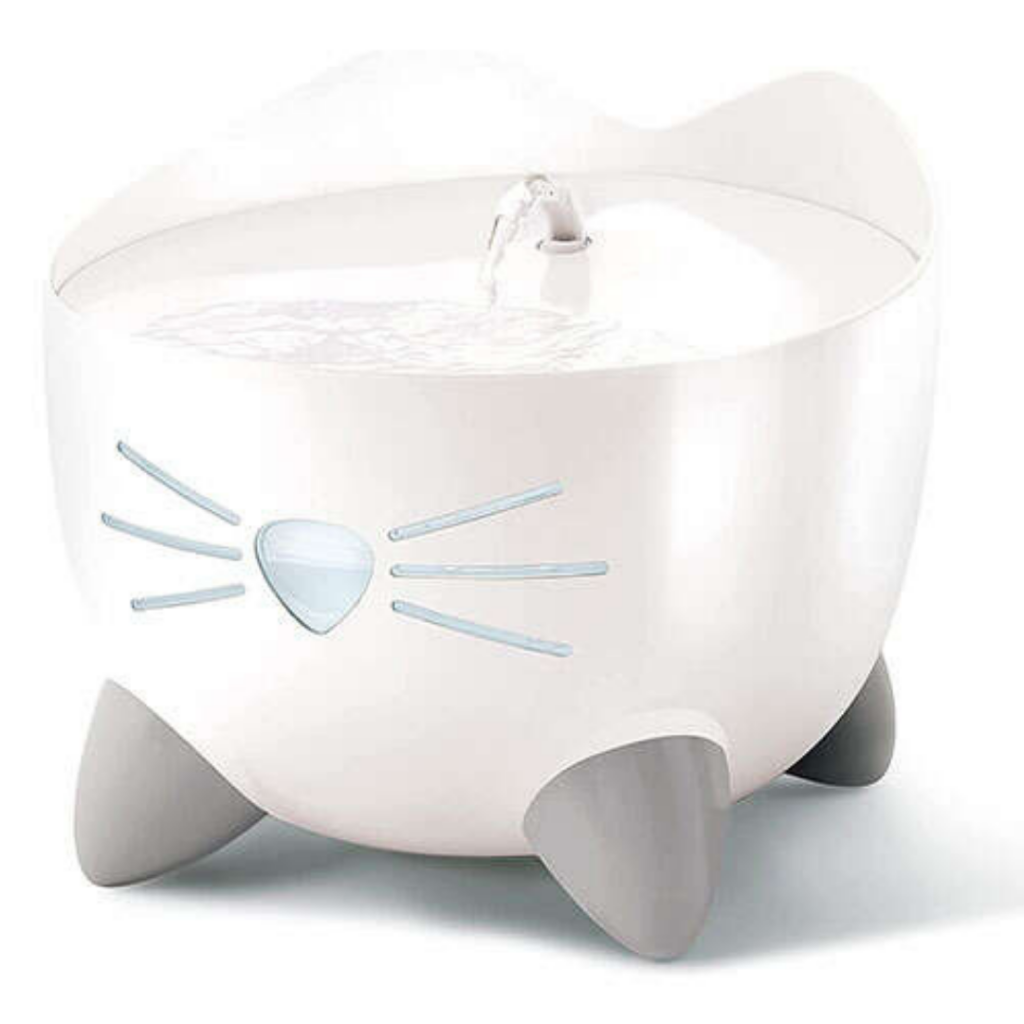Catit Pixi Fountain Kedi Ve Küçük Irk Köpekler İçin Otomatik Su Kabı 2,5 Litre Beyaz