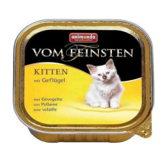 Animonda Vom Feinsten Kitten Kümes Hayvanlı Yavru Kedi Yaş Maması Pate 100 Gr