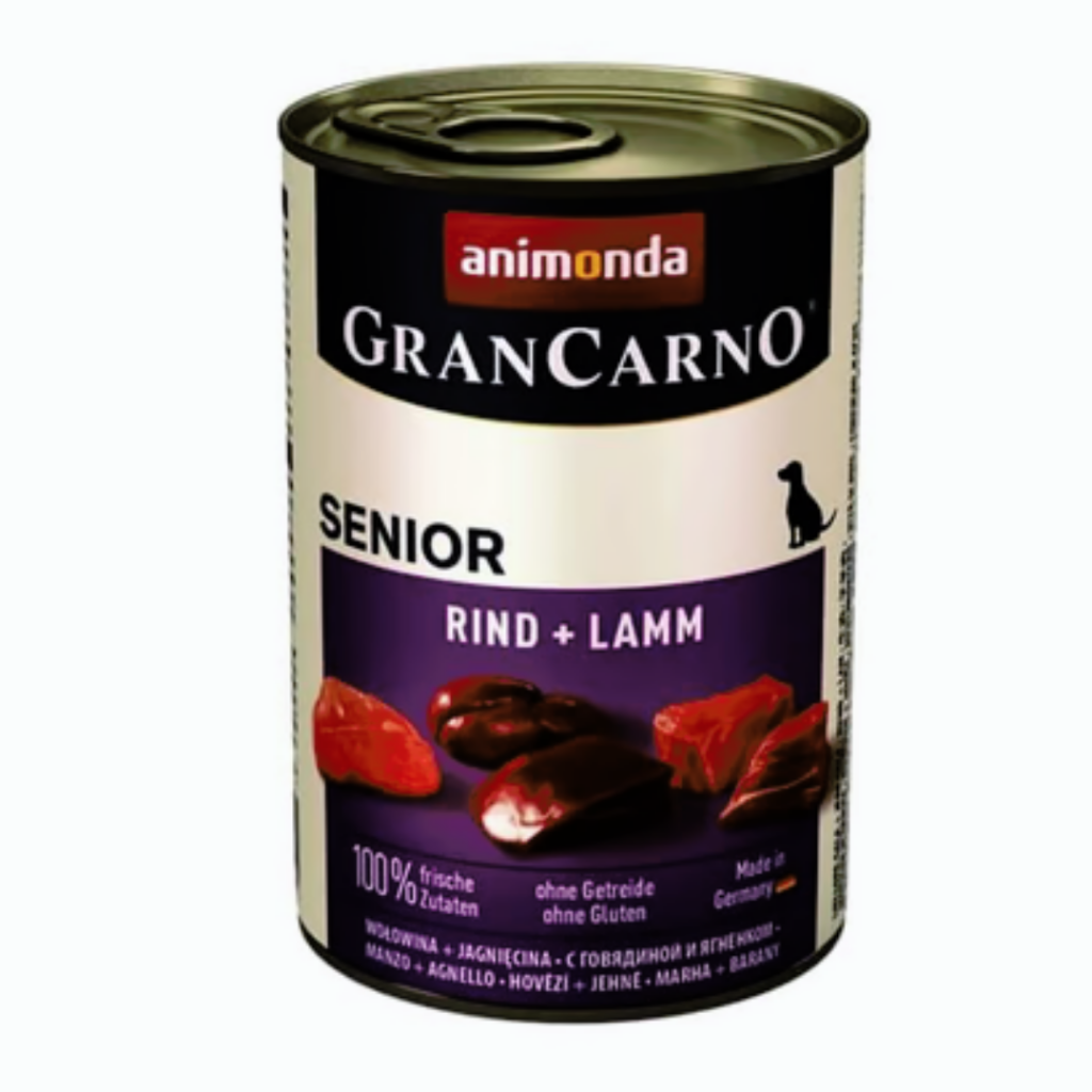 Animonda Gran Carno Senior Sığır Etli ve Kuzu Etli Yaşlı Köpek Konservesi 400 Gr