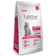 Lavital Sterilised Somonlu Kısırlaştırılmış Kedi Maması 1.5 Kg