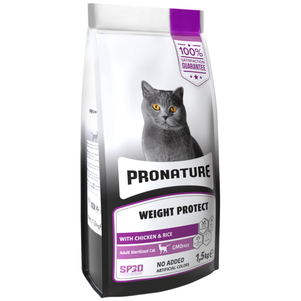 Pronature Weight Protect Sterilised Tavuklu Kısırlaştırılmış Kedi Maması 1.5 Kg