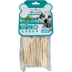 Dog Chefs Puppy Twisted Stick Beyaz İnce Burgu Çubuk Kemik Köpek Ödülü Small 80 Li Paket