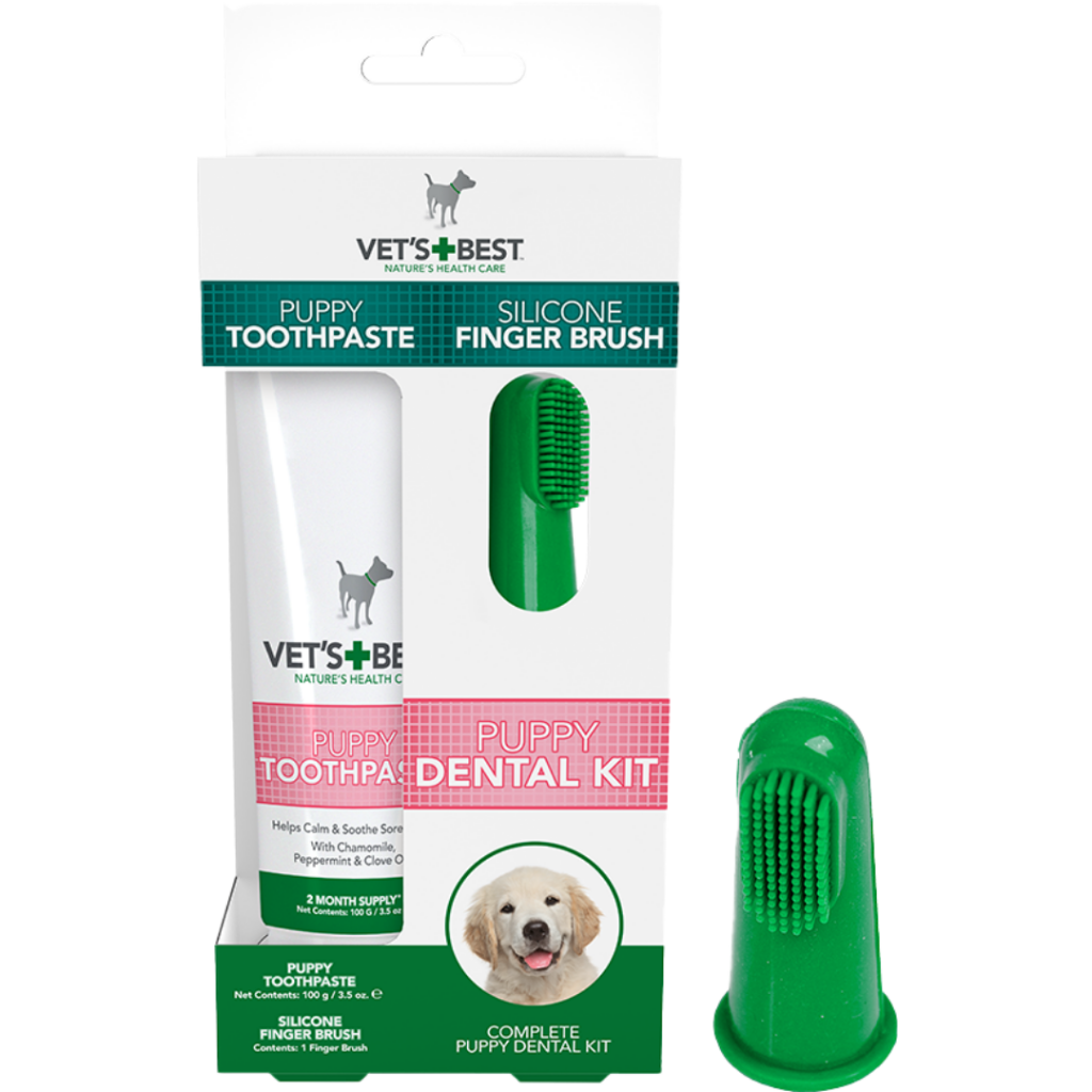 Vet's Best Yavru Köpekler İçin Ağız ve Diş Bakım Seti