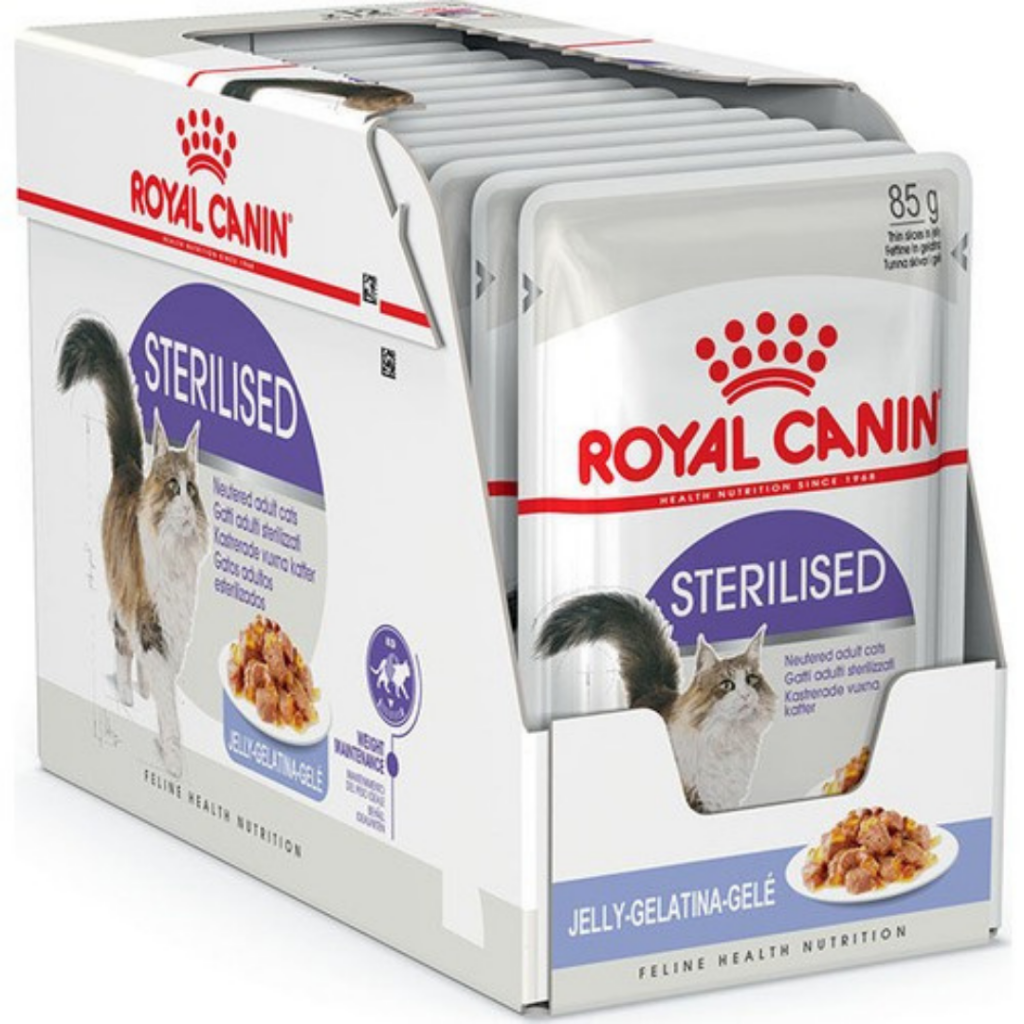 Royal Canin Sterilised Jelly Pouch Kısır Kedi Konserve Maması 85 Gr 12 Adet