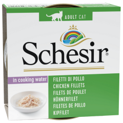 Schesir Cat İn Cooking Water Tavuk Filetolu Kendi Suyu İçerisinde Doğal Kedi Konservesi 85 Gr