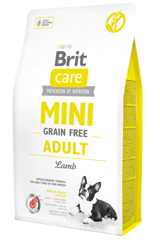 Brit Care Tahılsız Mini Adult Kuzu Etli Yetişkin Köpek Maması 7 Kg
