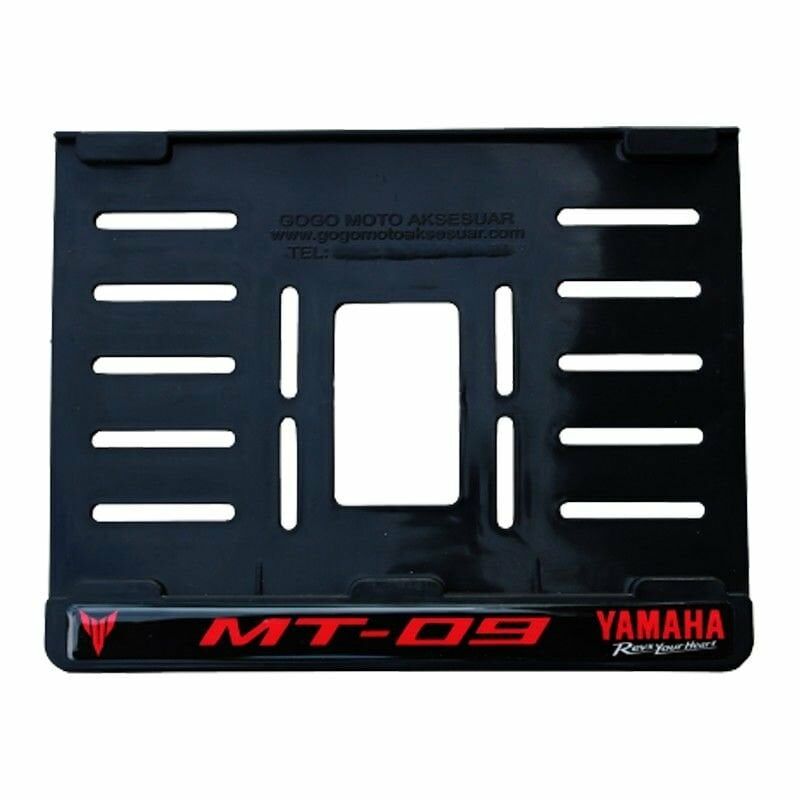 YAMAHA MT-09 UYUMLU 2 PLASTİK (15x24 cm) KIRILMAZ PLAKALIK