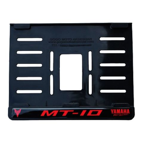 YAMAHA MT-10 UYUMLU 2 PLASTİK (15x24 cm) KIRILMAZ PLAKALIK