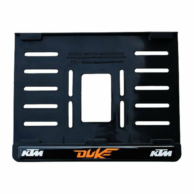 KTM DUKE UYUMLU 1 PLASTİK (15x24 cm) KIRILMAZ PLAKALIK