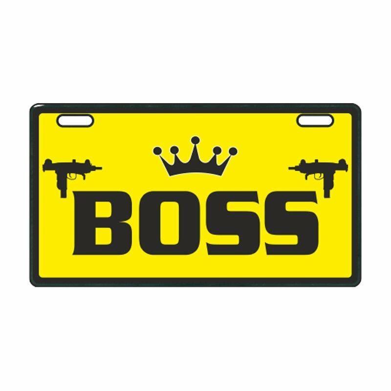 SARI BOSS E-BİKE PLAKALIK